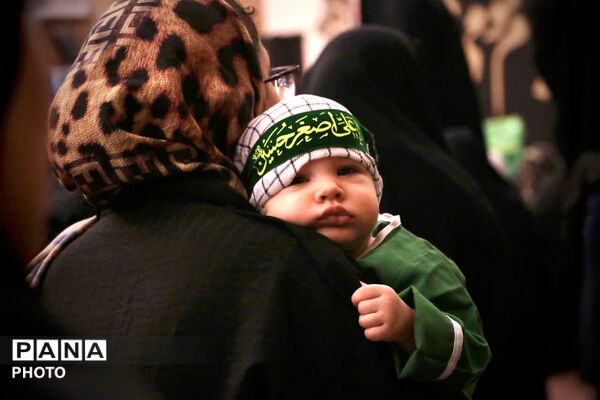 موجِ ارادت مادران گرگانی به کوچک‌ترین سرباز کربلا