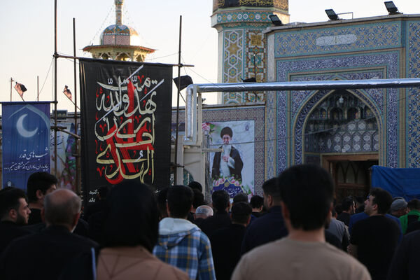 دسته عزاداری دانش‌آموزان دبیرستان هدایتی قم در سالروز شهادت امام علی(ع)