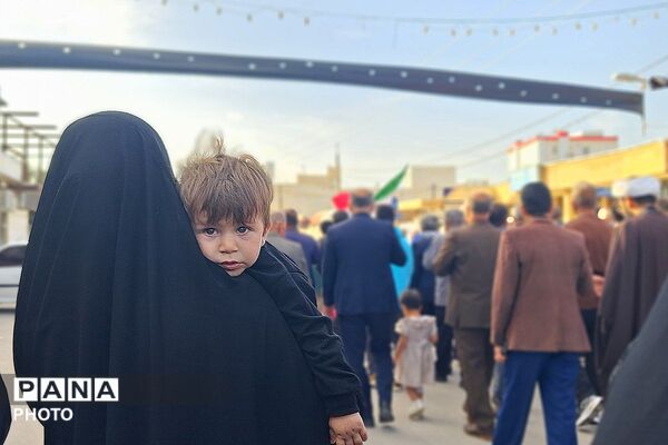 دسته عزاداری به مناسبت شهادت امام علی علیه السلام در باشت