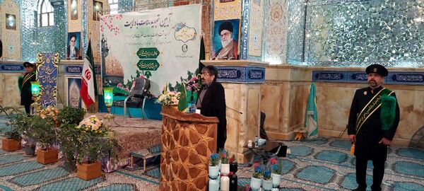 آیین غبارروبی ضریح مطهر حضرت علی‌بن‌امام‌محمدباقر(ع) 