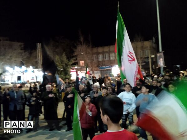  تجمع بزرگ مردم غیور و خونخواه شهرستان نیشابور