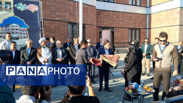 آیین افتتاحیه هنرستان ۱۸ کلاسه حاج حسن شهبازی اهر