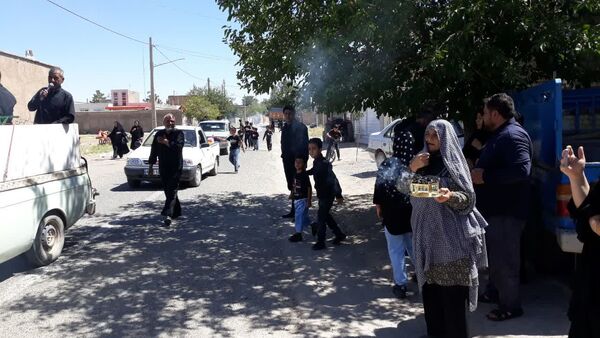 عزاداری روز تاسوعای حسینی در شهرستان بام و صفی آباد