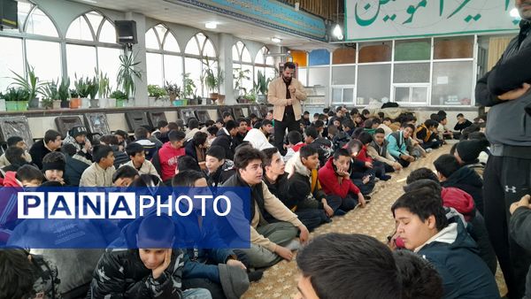 عزاداری شهادت حضرت فاطمه زهرا(س) در دبیرستان ابوریحان یک نیشابور