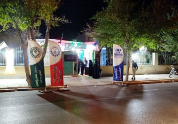 موکب عشاق‌الحسین سازمان دانش‌آموزی سمنان در آخر ماه صفر