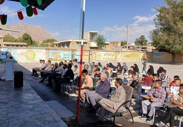 برگزاری جشن جوانه‌ها در دبیرستان نمونه دولتی شهید حاج قاسم سلیمانی بن 