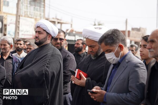 تجمع مردم غیور و ولایتمدار بم در سوگ شهادت رهبر انقلاب