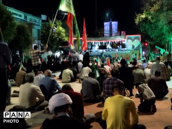 اجتماعات شبانه مردم شهرستان نیشابور بار دگر در قاب پانا 
