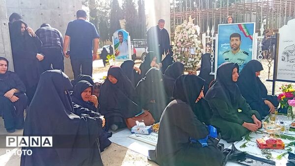 یادواره شهدای رمضان در گلزار شهدا یاسوج