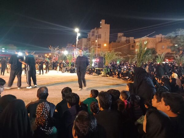 مراسم شام غریبان درناحیه 6 مشهد