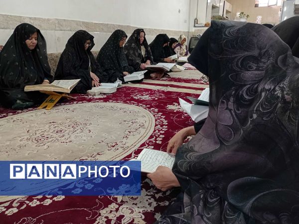 جلسات قرائت قرآن در ایام محرم در خلیل آباد