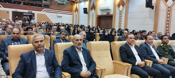 مراسم تکریم مدیر پیشین آموزش و پرورش شهرستان گناباد