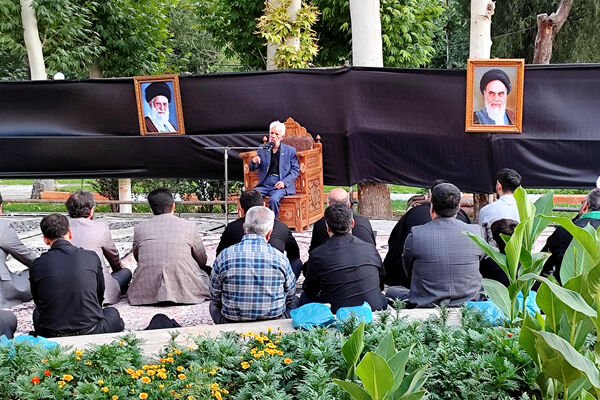مراسم سوگواری روز هفتم محرم در استانداری کردستان