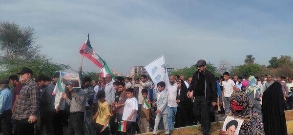 حضور پرشور مردم میناب در راهپیمایی ۲۲ بهمن