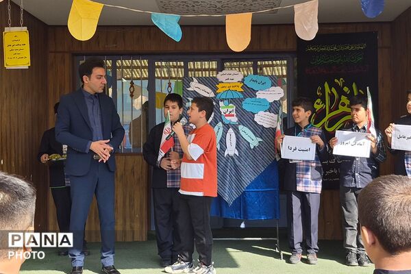 گرامیداشت هفته پدافند غیرعامل در مدارس قلنبر و بانو ابوالوفا شهرری