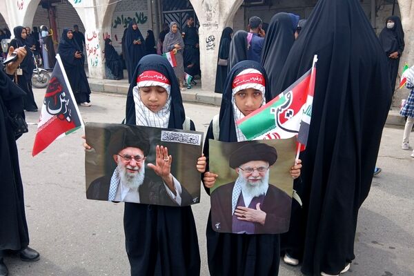 میناب در روز قدس؛ فریاد همبستگی و استکبار ستیزی در شهر مقاومت و ایثار