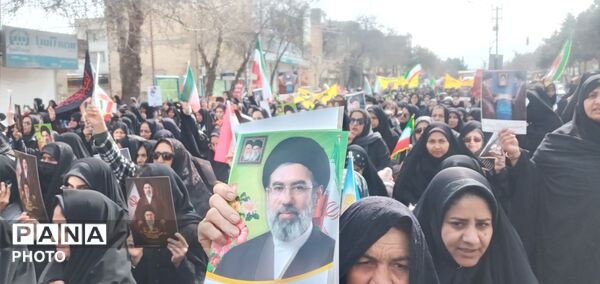 حضور مقتدر مردم آشخانه در راهپیمایی روز قدس