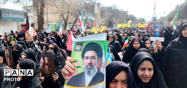 حضور مقتدر مردم آشخانه در راهپیمایی روز قدس