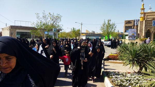  مراسم راهپیمایی روز قدس در شهر کندر