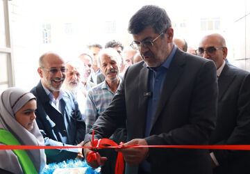 آیین افتتاح آموزشگاه ۶ کلاسه جهانفر شهرستان میبد
