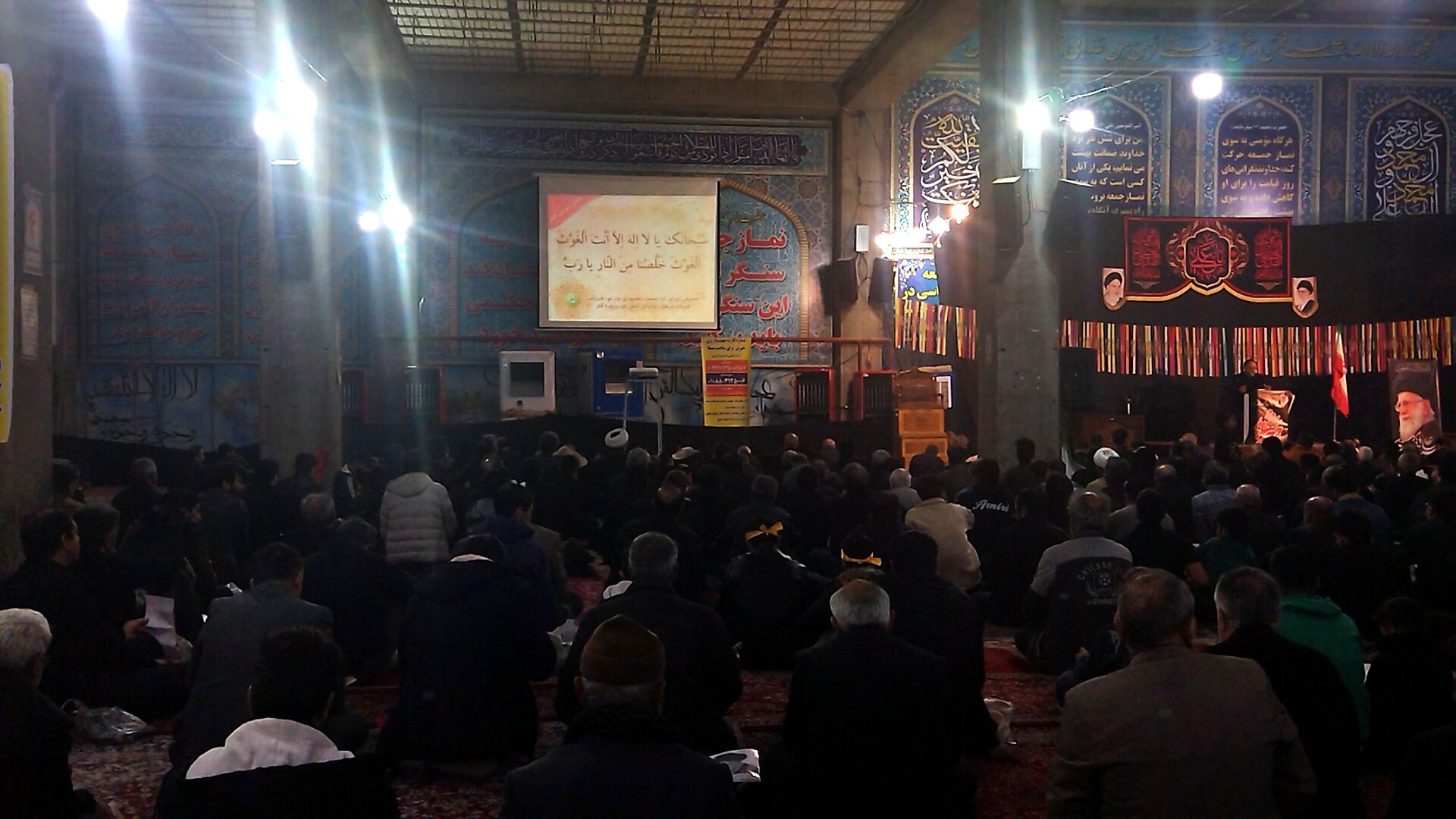 مراسم شب ۱۹ ماه رمضان در مسجد جامع نیشابور 