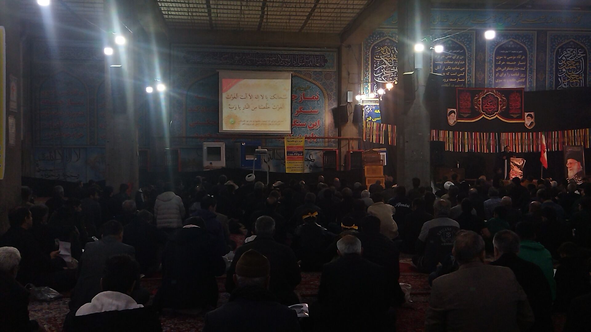 مراسم شب ۱۹ ماه رمضان در مسجد جامع نیشابور 