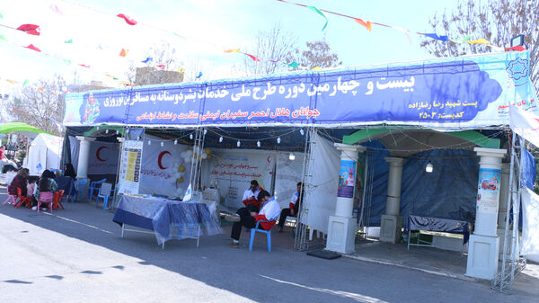 خدمات‌رسانی ستاد تسهیلات و راهنمای زائران نوروزی در قم