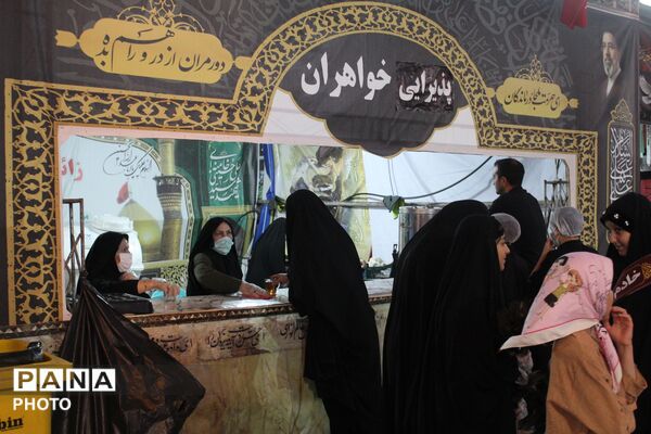 موکب های شهرستان فاروج در حال خدمت رسانی به زائران به رهبر انقلاب 