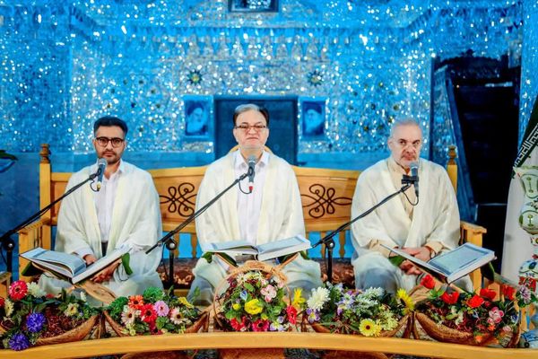 آیین ملی جزء خوانی قرآن کریم در حرم مطهر حضرت محمد هلال بن علی(ع)
