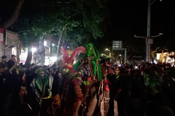 حرکت نمادین کاروان اسرای کربلا در دماوند