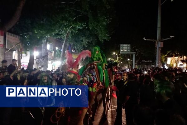 حرکت نمادین کاروان اسرای کربلا در دماوند