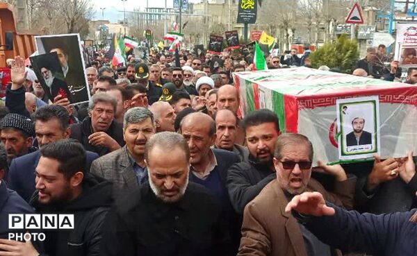 کامیاران در سوگ و شکوه؛ تشییع پیکر دو شهید در روز جهانی قدس