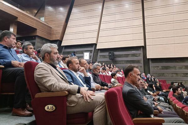 آیین گرامی داشت اولین سالگروز شهادت شهدای خدمت در سالن باغ ملی شهرستان قدس