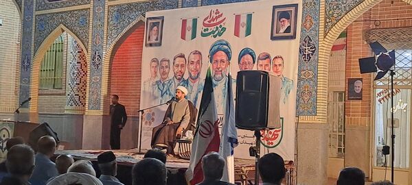 مراسم نخستین سالگرد شهدای خدمت در گلزار شهدای گمنام نیشابور 