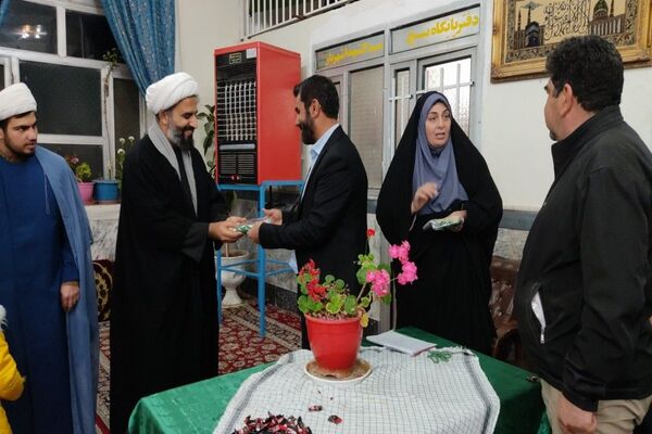 اختتامیه اعتکاف دانش‌آموزی در مسجد جامع شهر بار نیشابور