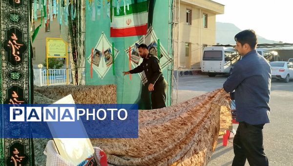 اعزام ۴۰ دانش‌آموز دختر لنده‌ای به مناطق عملیاتی جنوب کشور