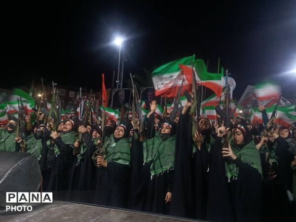 اجتماع مردمی حامیان آرمان‌های انقلاب اسلامی ایران در گلوگاه 
