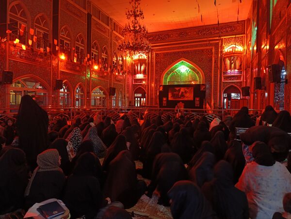 برگزاری مراسم شب سوم عزاداری اباعبدالله(ع) در تکیه ابوالفضلی نیشابور