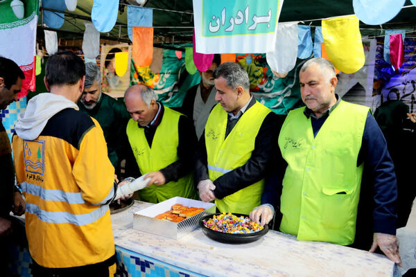 برپایی ایستگاه صلواتی موکب علی‌بن‌موسی‌الرضا(ع) استان گلستان