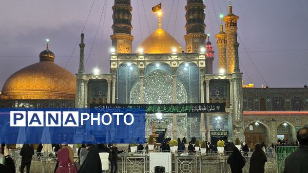 مراسم عزاداری شام شهادت امام هادی(ع) در حرم بانوی کرامت 