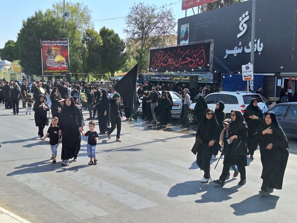 پیاده‌روی جاماندگان اربعین حسینی در مرودشت 