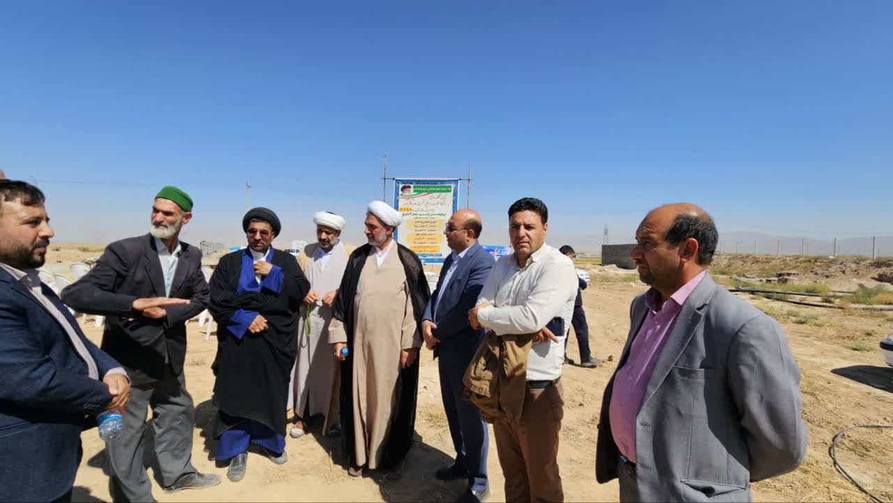 کلنگ زنی و آغاز عملیات اجرایی قسمت دوم فاز یک موقوفه امامزاده سید جعفر(ع) فاروج