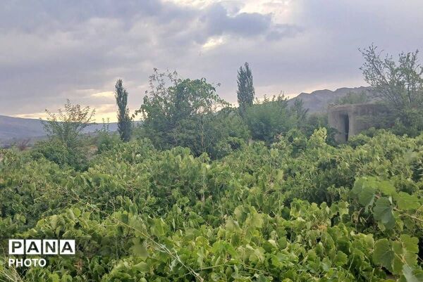 باران شدید در روستای مرزی قَتلیش