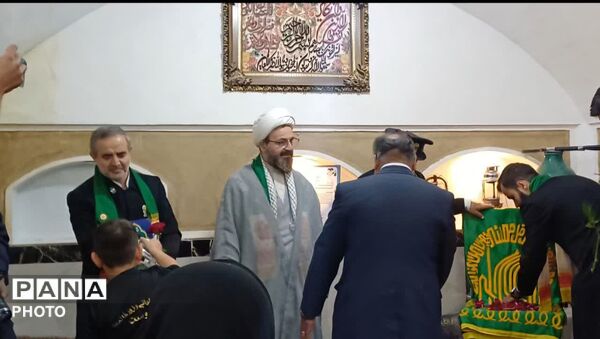 بازدید خادمین حرم رضوی از زورخانه علی‌بن‌ابی‌طالب مروست