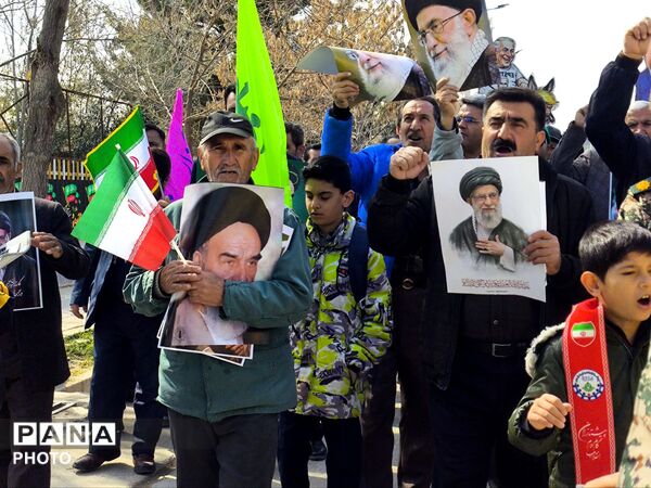 راهپیمایی قدس شهرستان مانه 