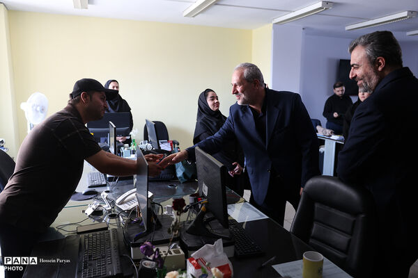 بازدید جمعی از مدیران و معاونان وزارت آموزش و پرورش از خبرگزاری پانا به مناسبت روز خبرنگار