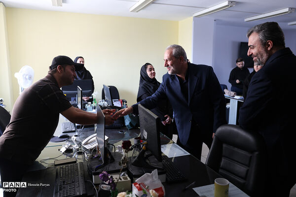 بازدید جمعی از مدیران و معاونان وزارت آموزش و پرورش از خبرگزاری پانا به مناسبت روز خبرنگار