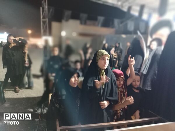 میدان فجر مشهد در سوگ حسینی