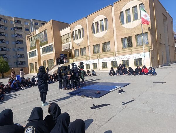 المپیاد ورزشی در هنرستان فاطمیه
