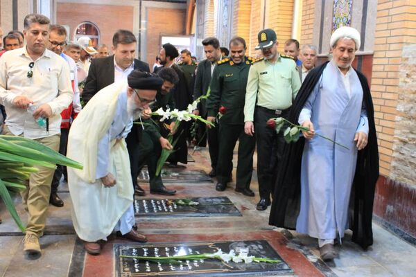 آیین غبارروبی گلزار مطهر شهدای گچساران